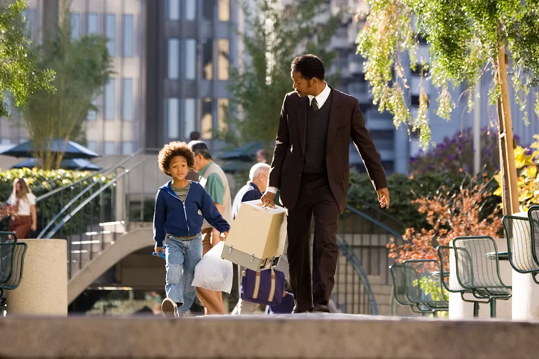 Pursuit of happiness movie scence
