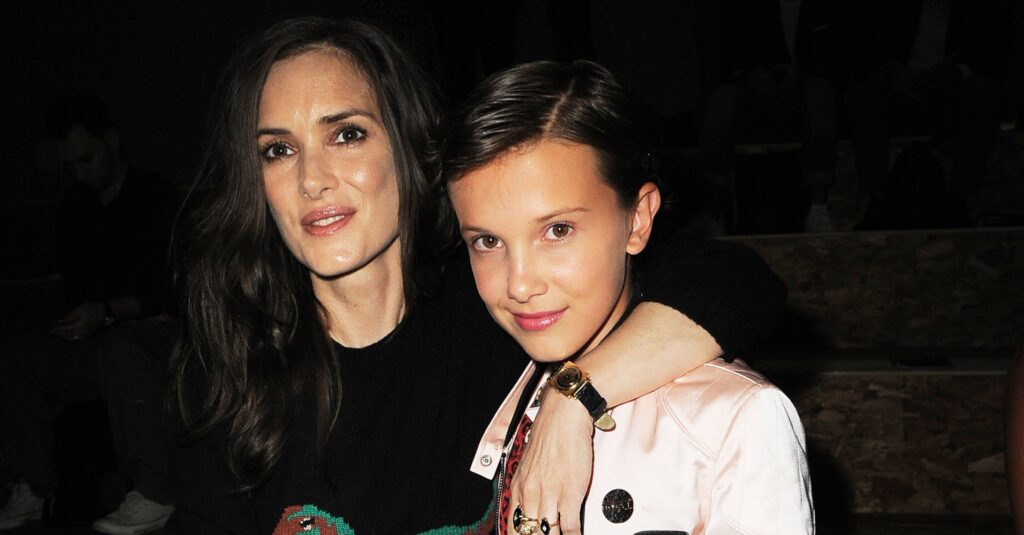 Millie Bobby Brown & Winona Ryder